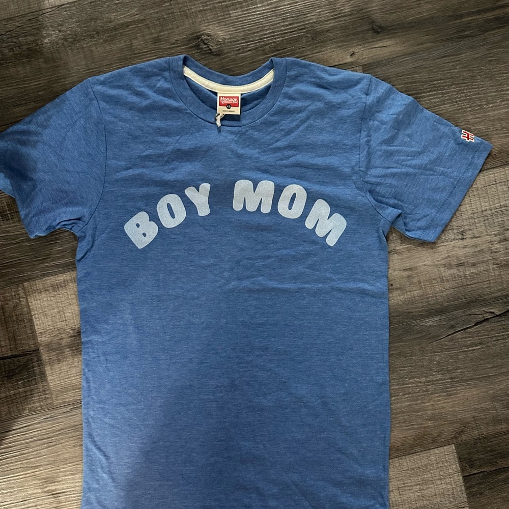 Boy Mom Blue Homage Shirt